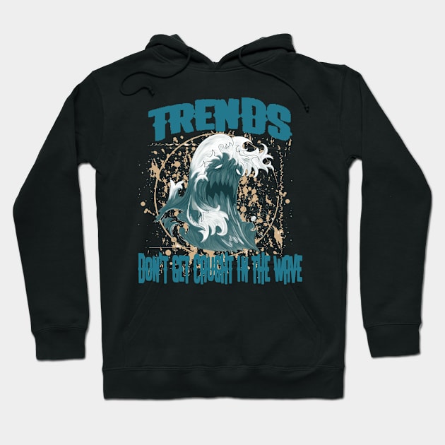 Anti-trend Wave Aesthetic Hoodie by AutomaticSoul